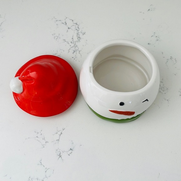 Threshold Snowman ☃️ Ceramic Candy Bowl